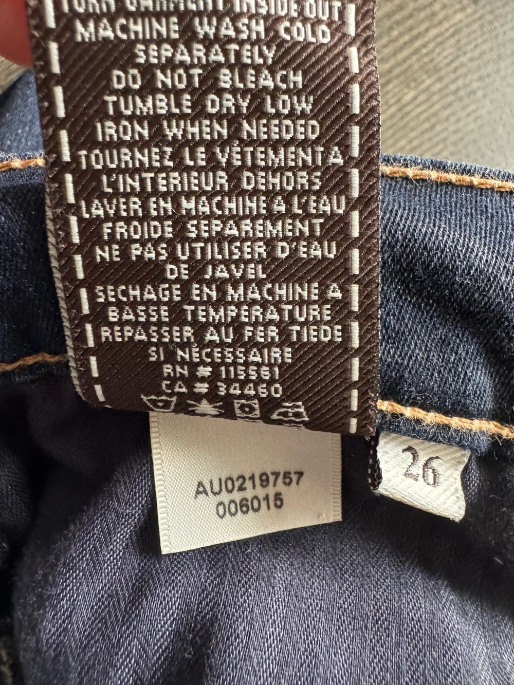7 for all Mankind the skinny bootcut size 26 - Picture 5 of 7